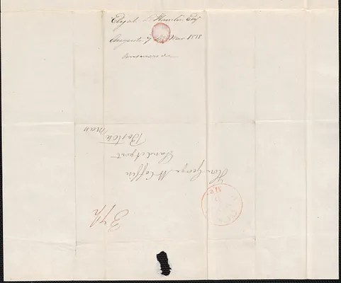 Elijah L. Hamlin to George Coffin, 8 March 1838