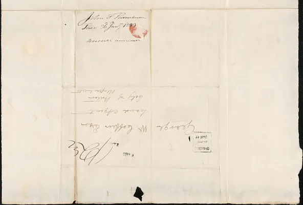 John F. Scamman to George Coffin, 24 January 1833
