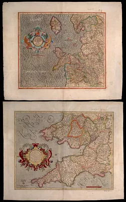West Morlandia, Lancastria, Cestria, Caernarvan, Denbigh, Flint, Meridionidh, Montgomery, Salpia, cum Insulis Mania et Anglesey ; Cornubia, Davonia, Somersetus, Dorcestria, Wiltonia, Glocestria, Monumetha, Glamorgan, Caermarden, Pembroke, Cardigan, Radnor