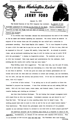 Ford Newsletter, Jan.-Apr. 1968