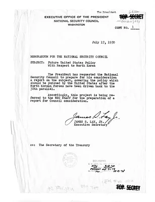 Memorandum from James S. Lay, Jr. to the National Security Council
