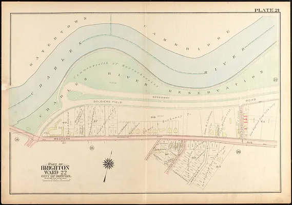 Atlas of the city of Boston, Brighton