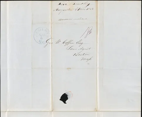 Levi Bradley to George Coffin, 8 March 1843