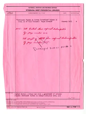 Pertinent Papers on Korean Situation: Volume II [1950-51:  pp. 199 - 400]