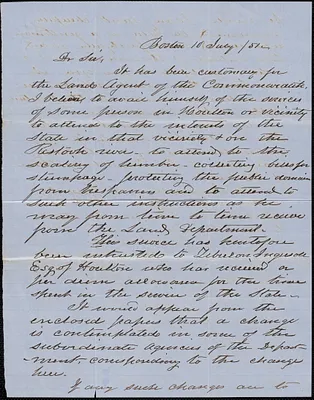 Oliver Frost to Samuel Warner Junior, 10 July 1851