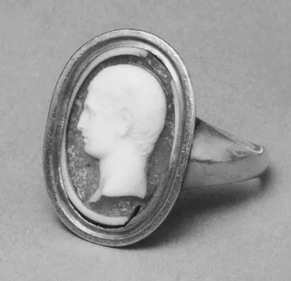 Ring with Cameo of a Roman