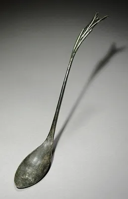Spoon with Fish-Tail Design