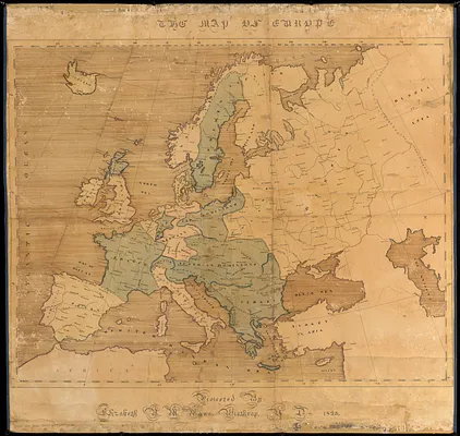 The map of Europe