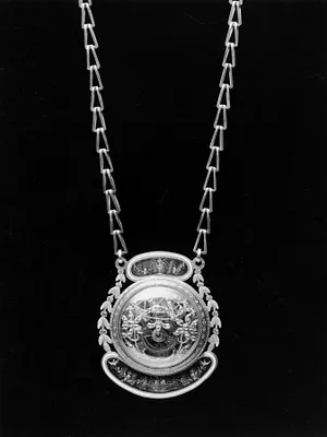 Watch with Chain and Pendant Key