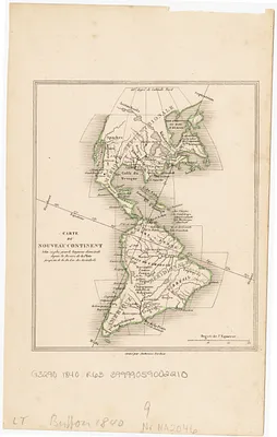 Carte du nouveau continent