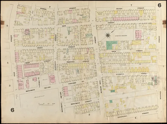 Insurance map of Charlestown : portions of Roxbury (now annexed to Boston) and Cambridge : 1868 : corrected Nov. 1871