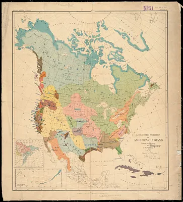 Linguistic families of American Indians north of Mexico