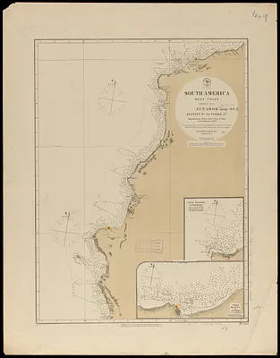 South America, west coast, sheet 17, Ecuador, Ayangui Pt. to Verde Pt