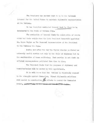 Draft Press Release