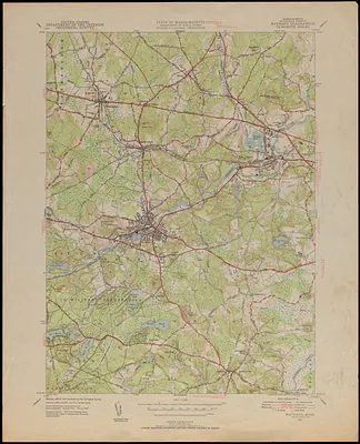 Massachusetts (Middlesex County) Maynard quadrangle