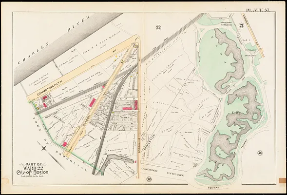 Atlas of the city of Boston : city proper and Roxbury