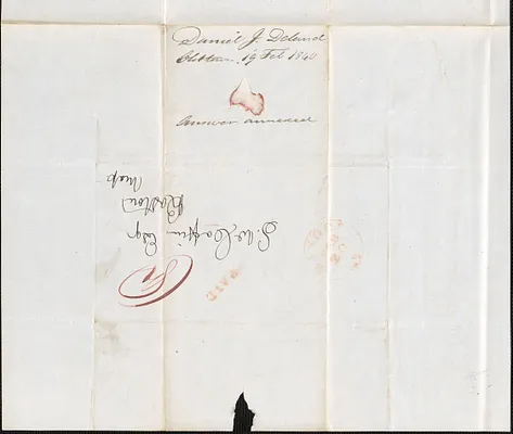 Daniel J. Deland to George Coffin, 19 February 1840