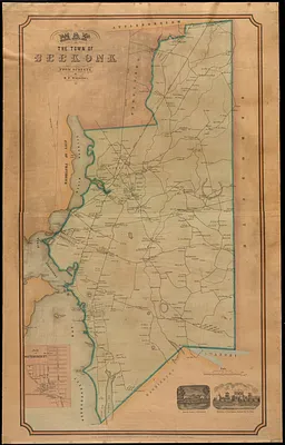 Map of the town of Seekonk