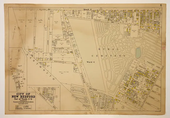 Atlas of the City of New Bedford, Part of Wards 5 - 6, plate 6