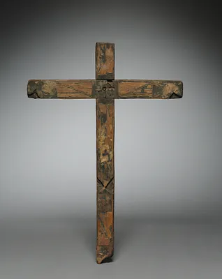 Straw Inlay Cross