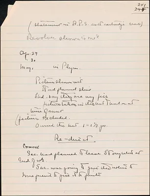Trial Notes, p. 251-301