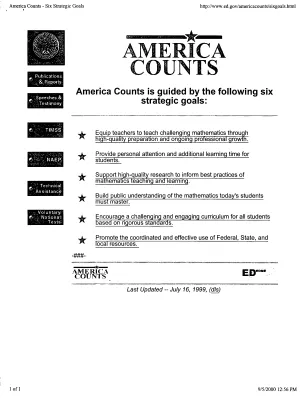 America Counts