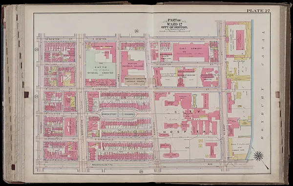 Atlas of the city of Boston, Boston proper and Back Bay : from actual surveys and official plans