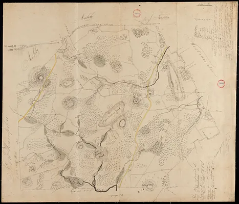 Plan of Ashburnham, surveyor's name not given, dated October, 1830