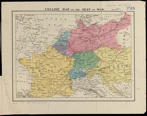 Collins' map of the seat of war