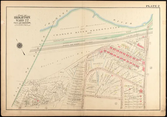 Atlas of the city of Boston, Brighton