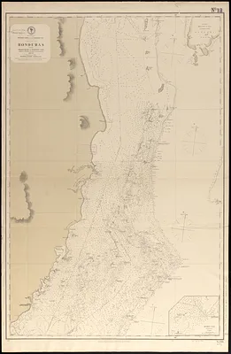 Western shore of the Caribbean Sea, the coast of Honduras from Negro Head to Turneff Cays