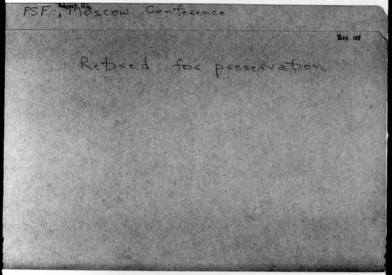 Moscow Conference, 1943