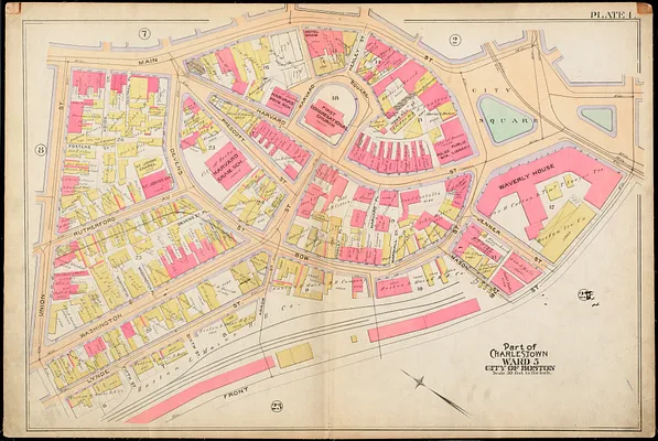 Atlas of the city of Boston : Charlestown