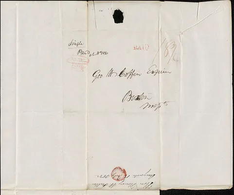 H.W. Fuller to George Coffin, 13 July 1832