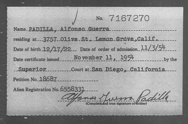 Padilla, Alfonso Guerra - 1954