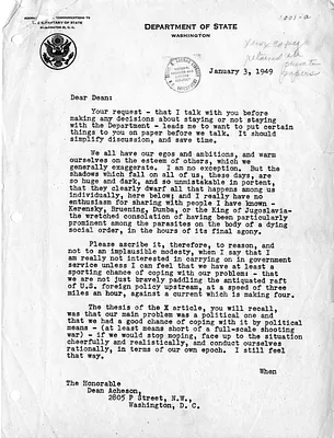 Memorandum of Conversation with Secretary of State Dean Acheson, Ambassador of France Henri Bonnet, and Theodore Achilles