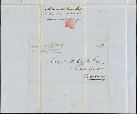 Abner Coburn to George Coffin, 6 October 1843