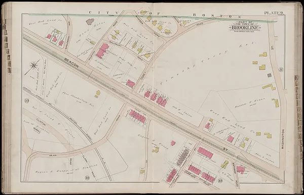 Atlas of the town of Brookline, Norfolk County, Massachusetts