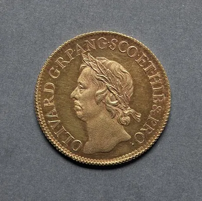 Broad: Oliver Cromwell Lord Protector (obverse)