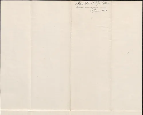 Ira Fish to George Coffin, 23 June 1841
