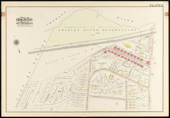 Atlas of the city of Boston, ward 25, Brighton
