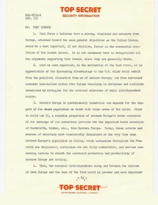 Report to the National Security Council by Project Solarium Task Force A - Part 6 of 7