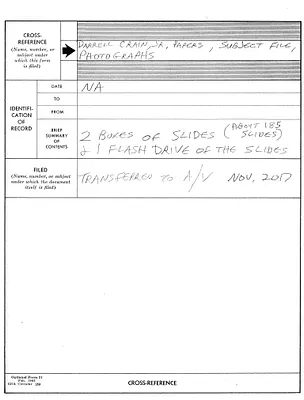 Cross Reference Note