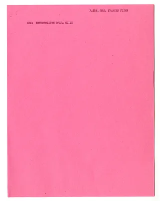 Cross Reference Memorandum