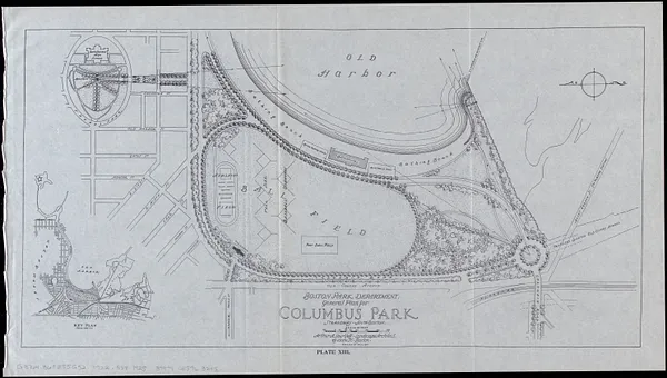 General plan for Columbus Park, Strandway, South Boston