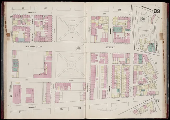 Insurance map of Boston : volume 2