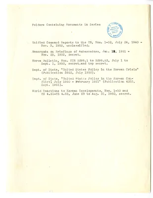 List, Folders Contains Documents in Series