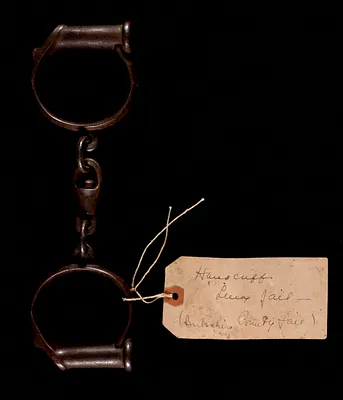 Handcuffs from Lenox jail