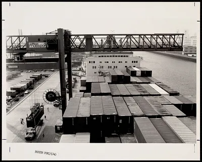 Loaded container ship at Massport's Conley Terminal, South Boston