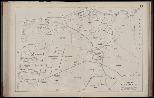 Atlas of the city of Newton, Massachusetts